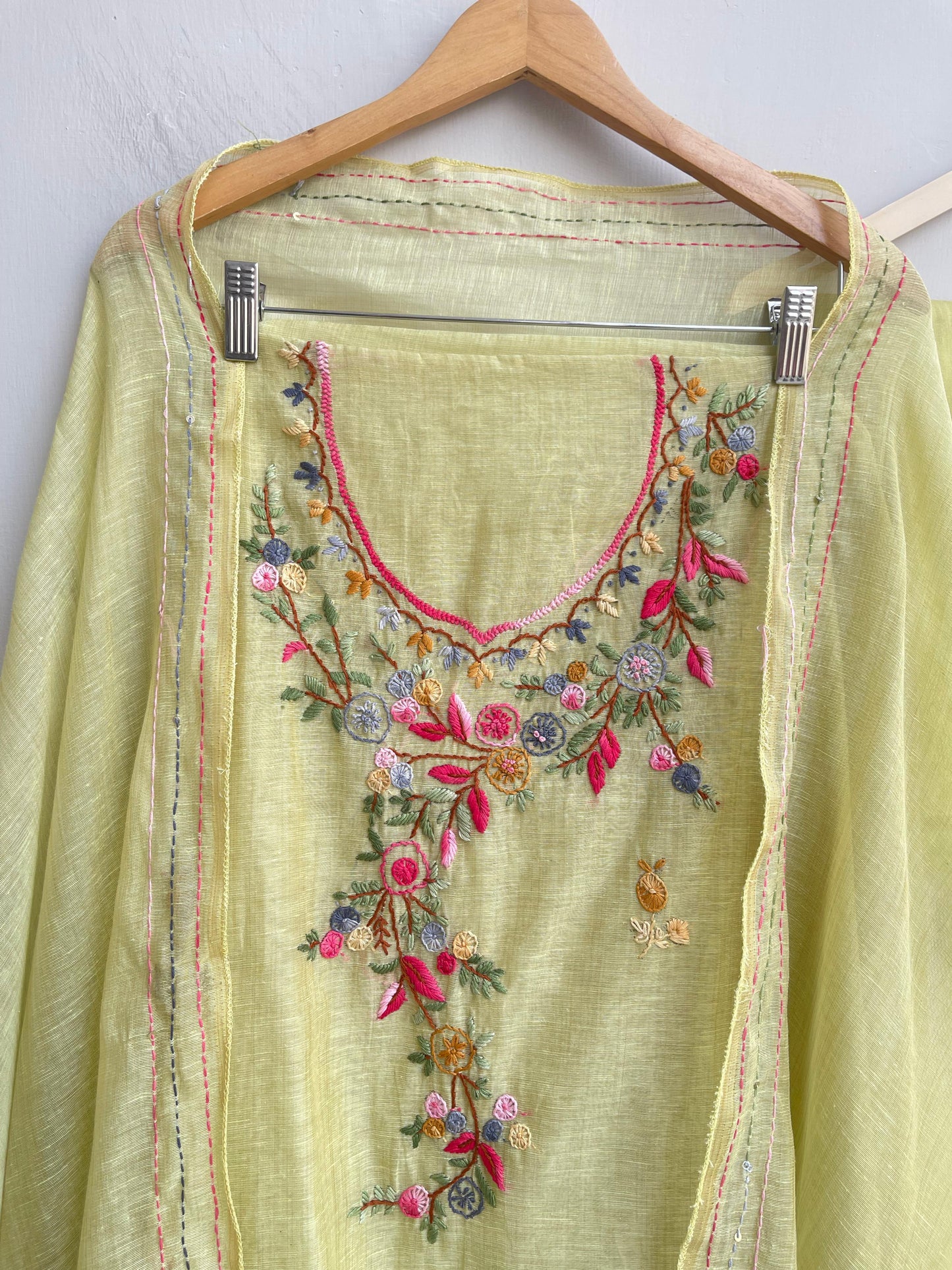 Khaadi mul chanderi ladies unstitched suit Rc18526 (c)