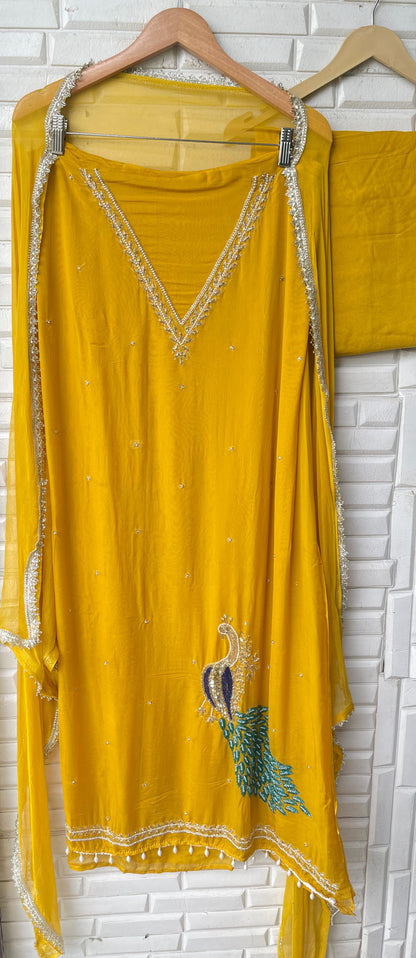 Organza unstitched ladies suit Rc17550 (a)