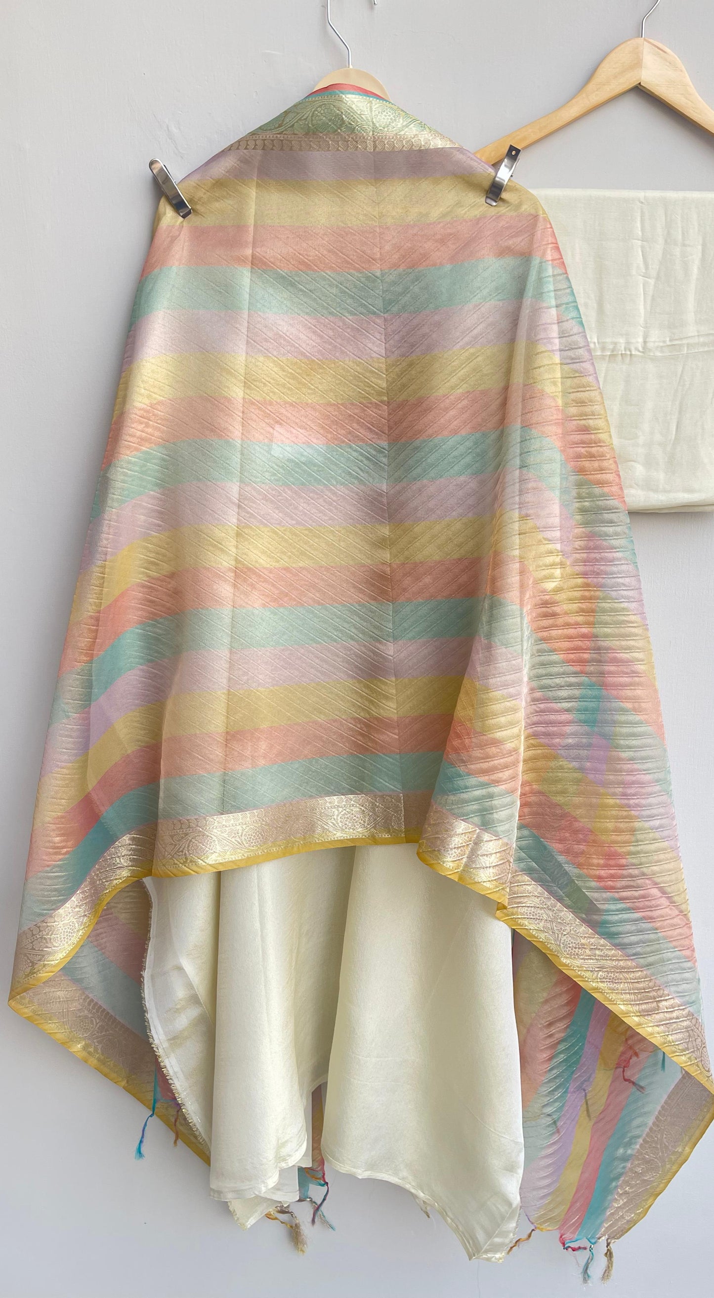 Shimmer silk unstitched ladies suit Rc17907 (a)