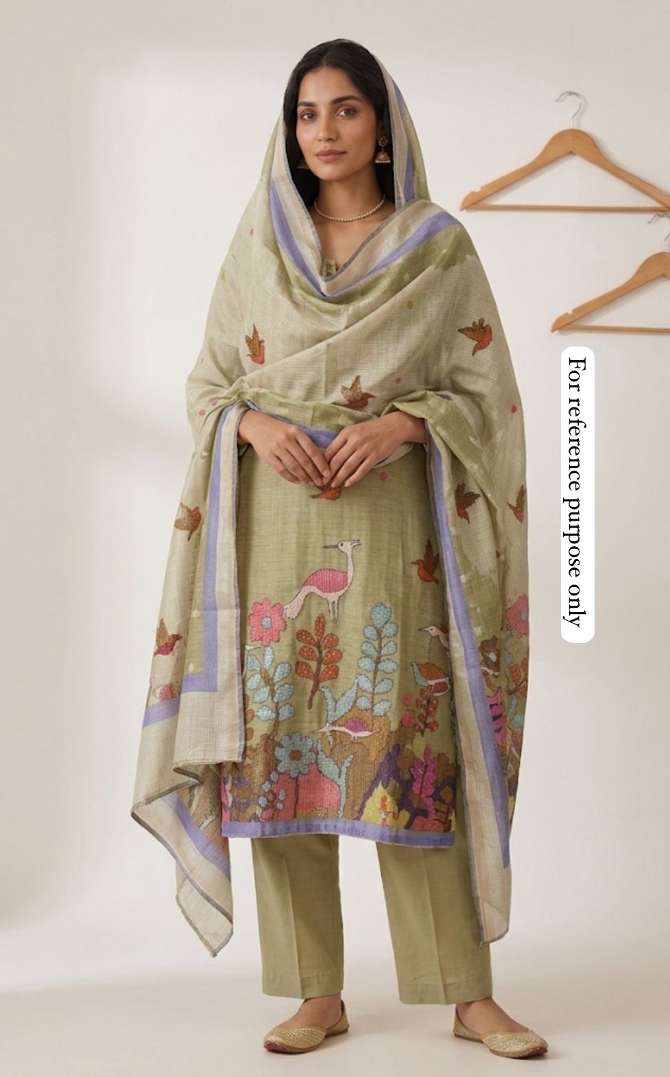 Mul Chanderi Printed Ladies Unstitched Suit RC-18682 – view 4