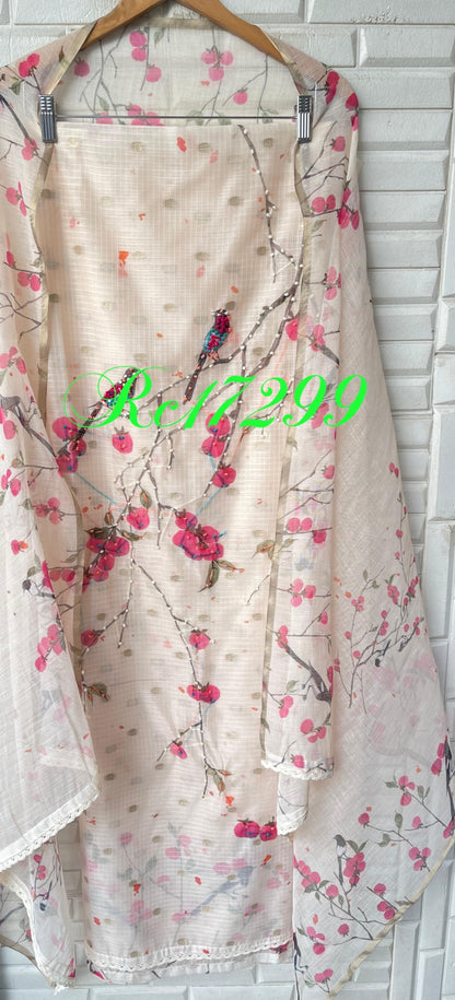Kota doriya unstitched ladies suit Rc17299