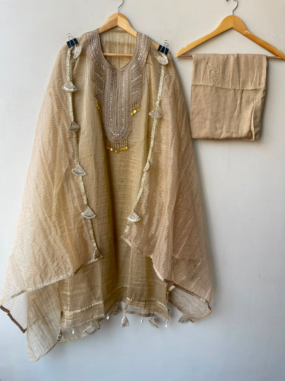 Crushed shimmer tissue ladies unstitched suit Rc19260 (a)