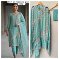 Shimmer silk unstitched ladies suit Rc19203 (a)