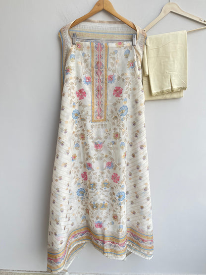 Soft banarasi kota doriya unstitched ladies suit Rc18527