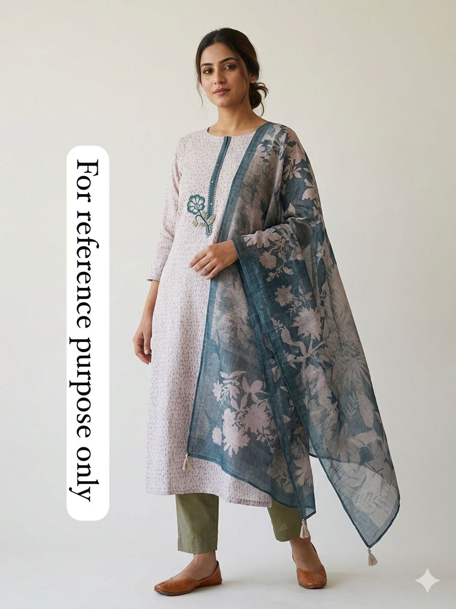 Fine Linen Printed Unstitched Ladies Suit RC-18707 – view 3