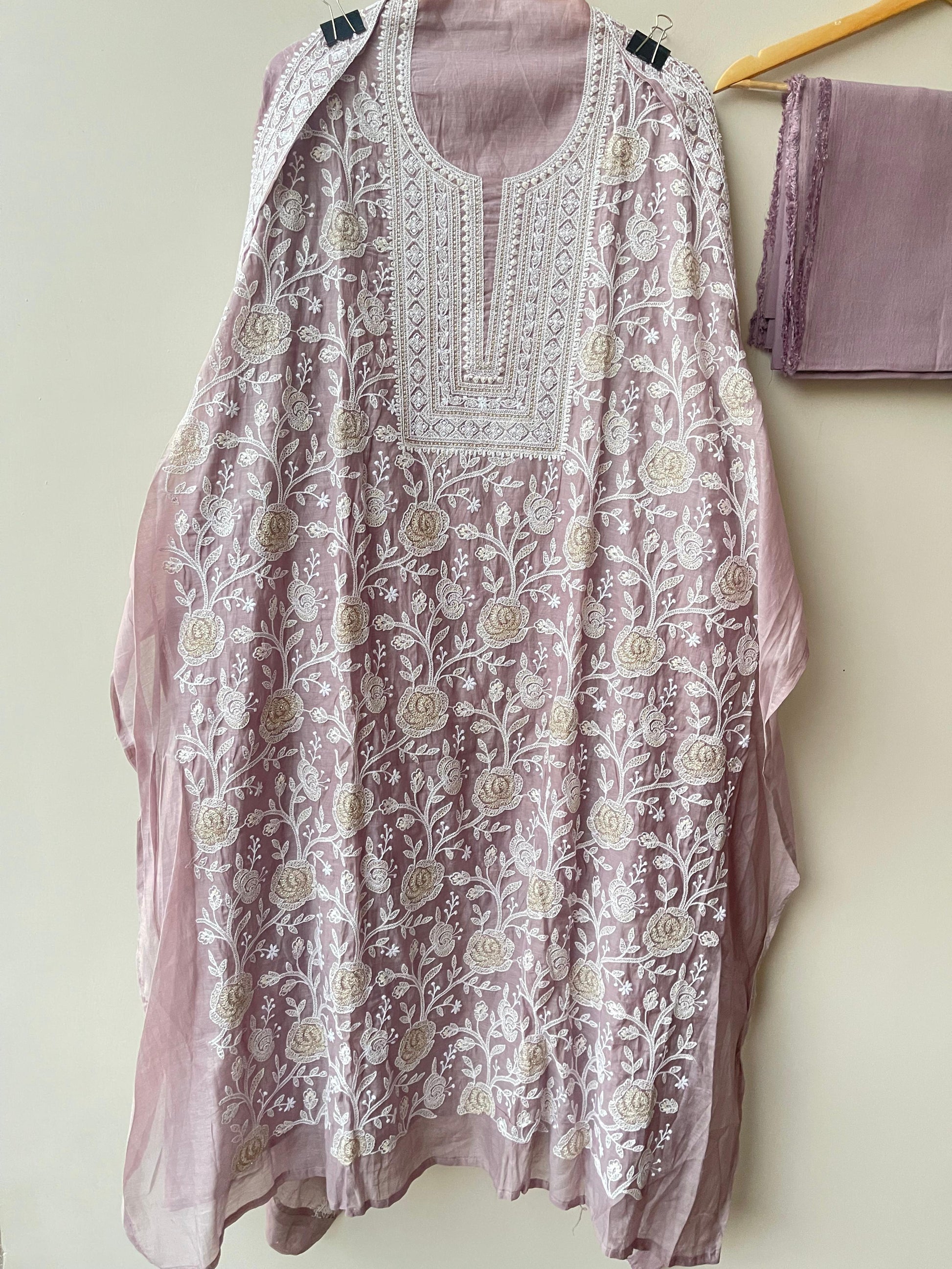 Pure Mul Chanderi Unstitched Ladies Suit RC-18859 – view 5