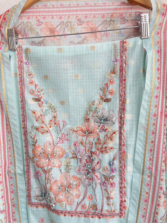 Banaras kota doriya ladies unstitched suit Rc18437 (b)