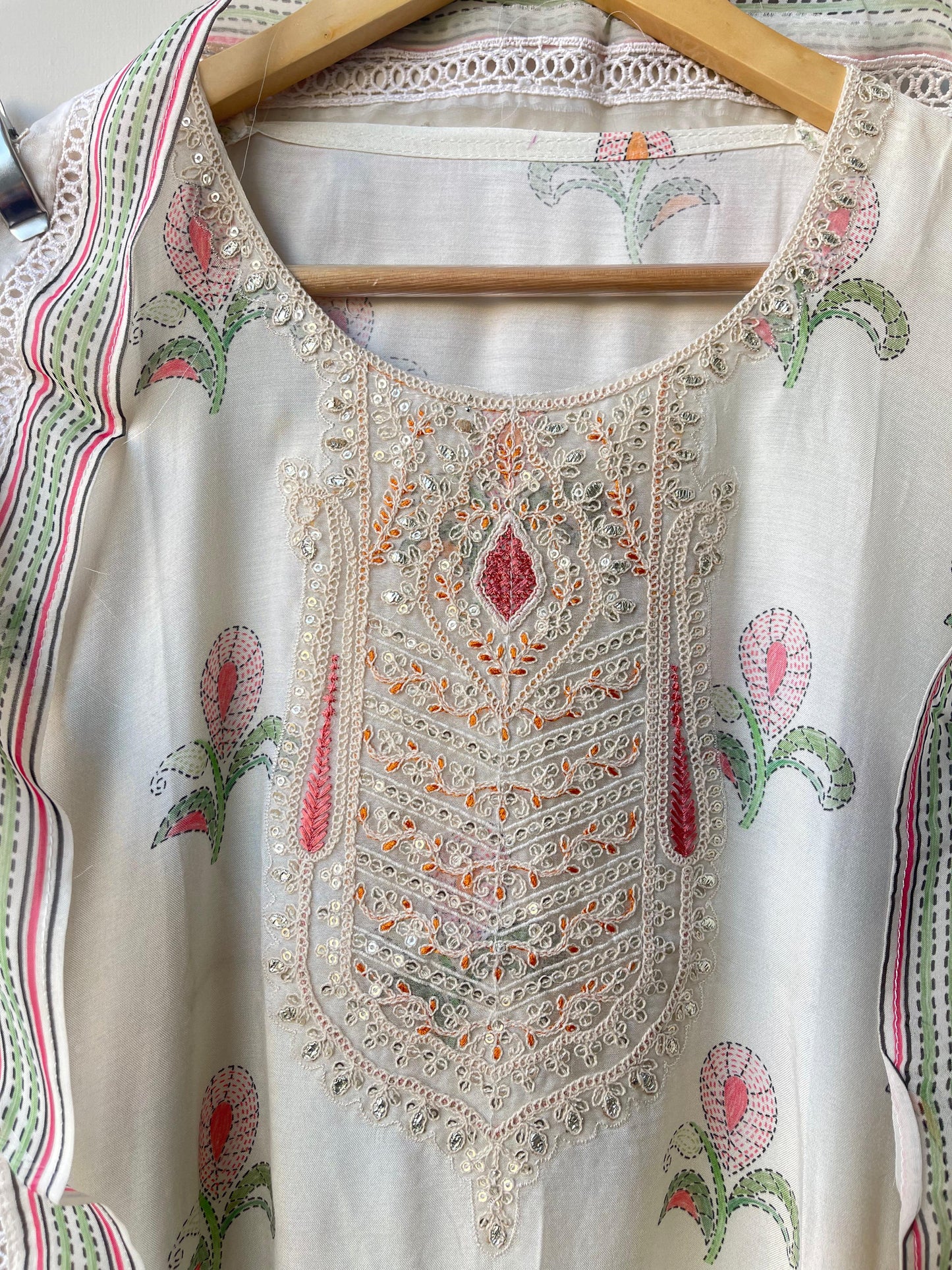 Muslin Printed Semi Stitched Ladies Suit RC-18718 – view 4