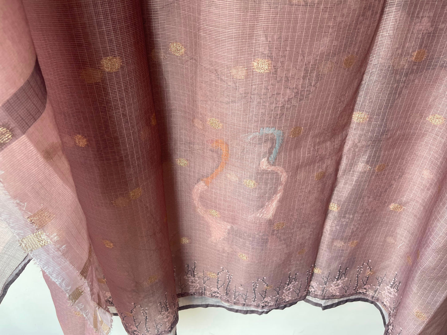 Self Banarasi kota doriya printed unstitched ladies suit Rc19076 (a)