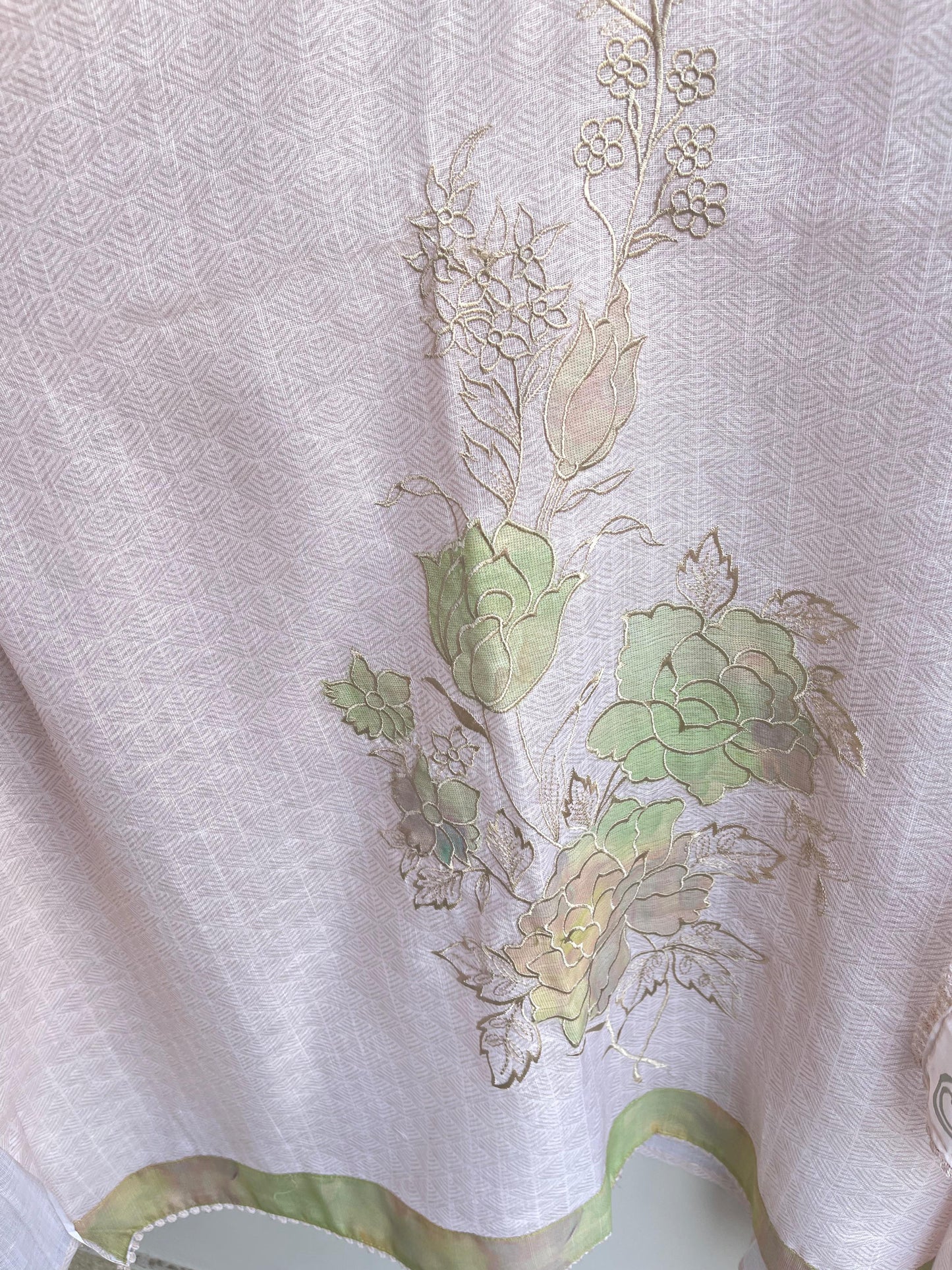 Self linen printed unstitched ladies suit Rc18428 (b)