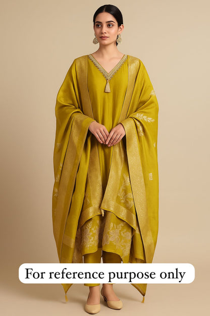 Silk fabric unstitched ladies suit Rc17833 (b)