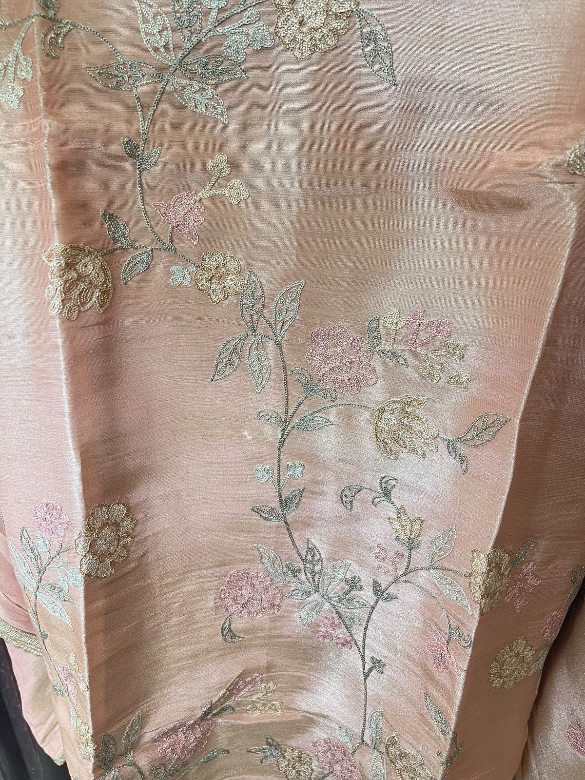 Premium Shimmer Silk Designer 3 pcs Unstitched Suit Set
