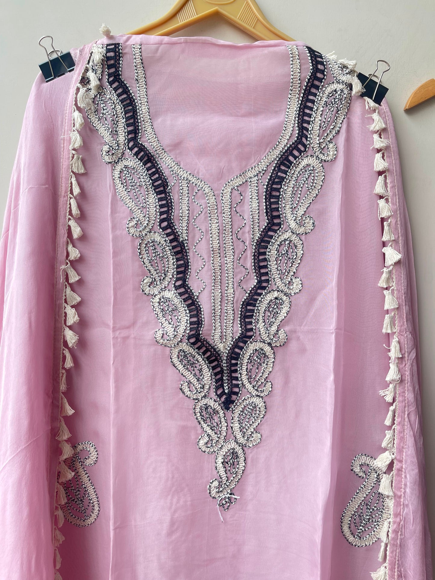 Organza fabric unstitched ladies suit Rc19027 (b)