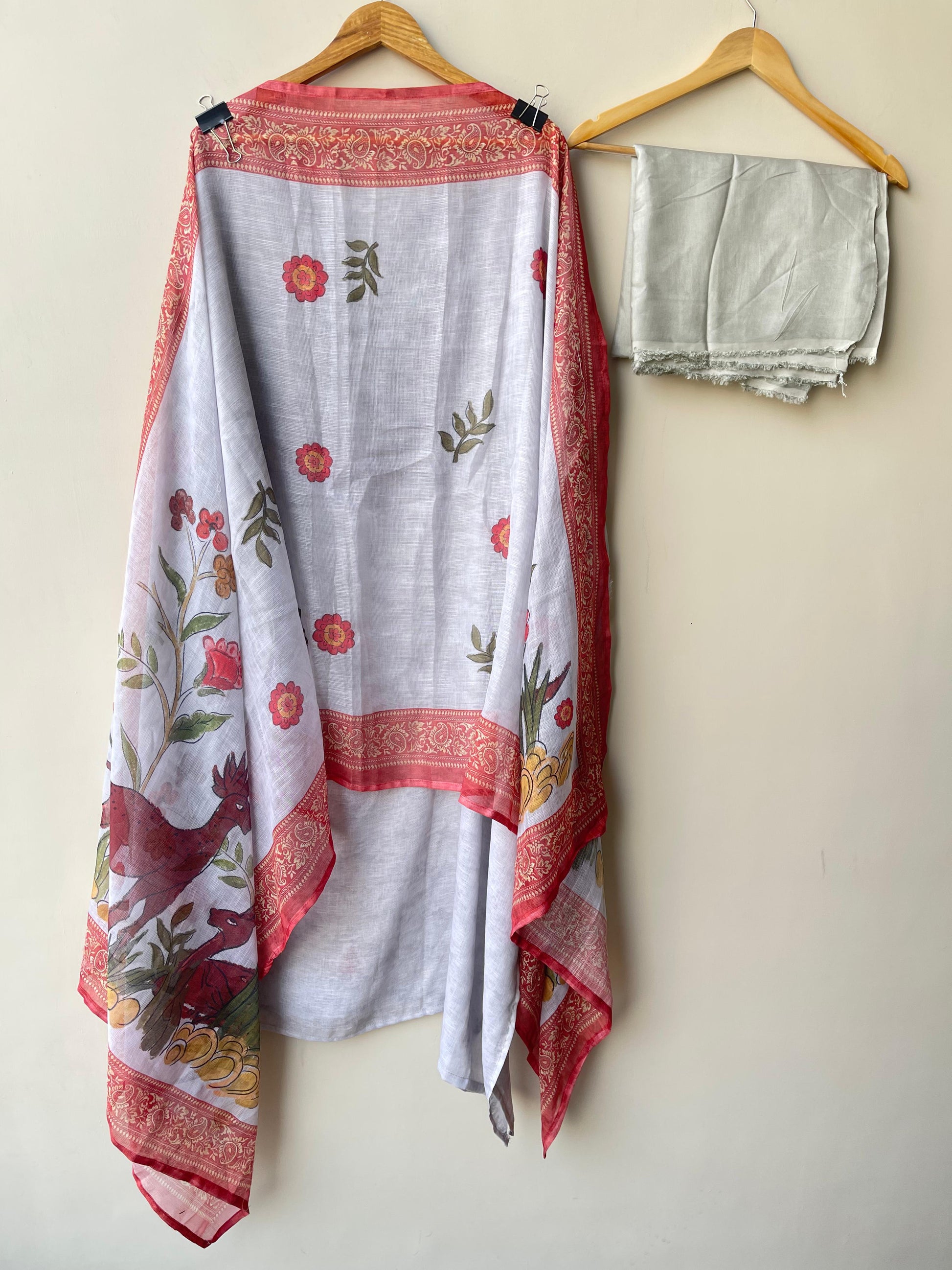 Soft Self Linen Printed Ladies Unstitched Suit RC18855 – view 5