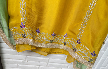 Organza unstitched ladies suit Rc17494