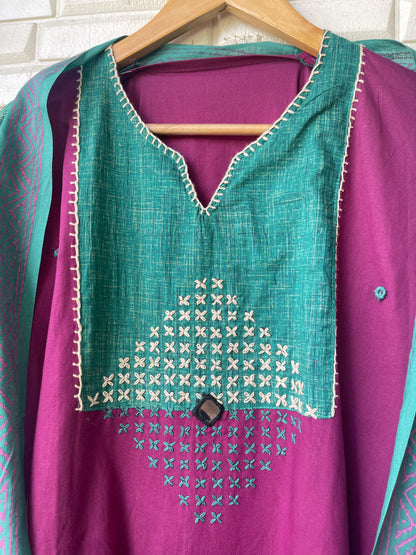 Pure cotton unstitched ladies suit Rc17745