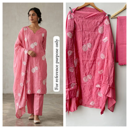 Mul chanderi unstitched ladies suit Rc18922