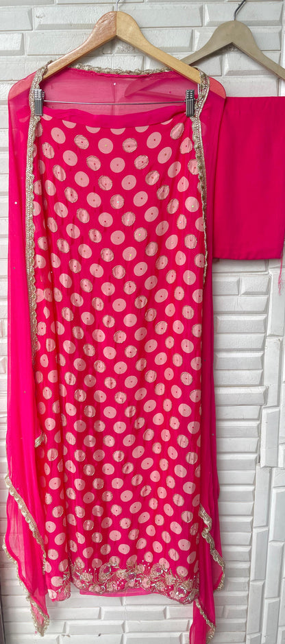 Organza unstitched ladies suit Rc17542 (a)