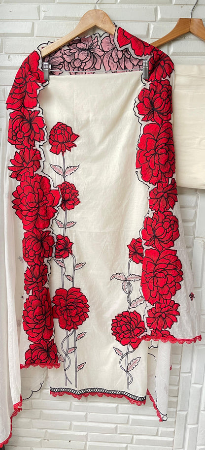 Mul chanderi unstitched ladies suit Rc17396 (a)