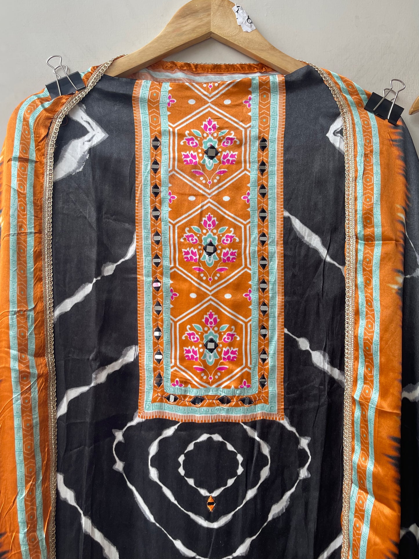 Gajji silk printed unstitched ladies suit Rc19226 (a)