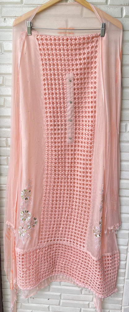 Organza unstitched ladies suit Rc17437 (b)