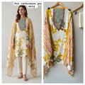 Cotton printed stitched ladies suit Rc19180