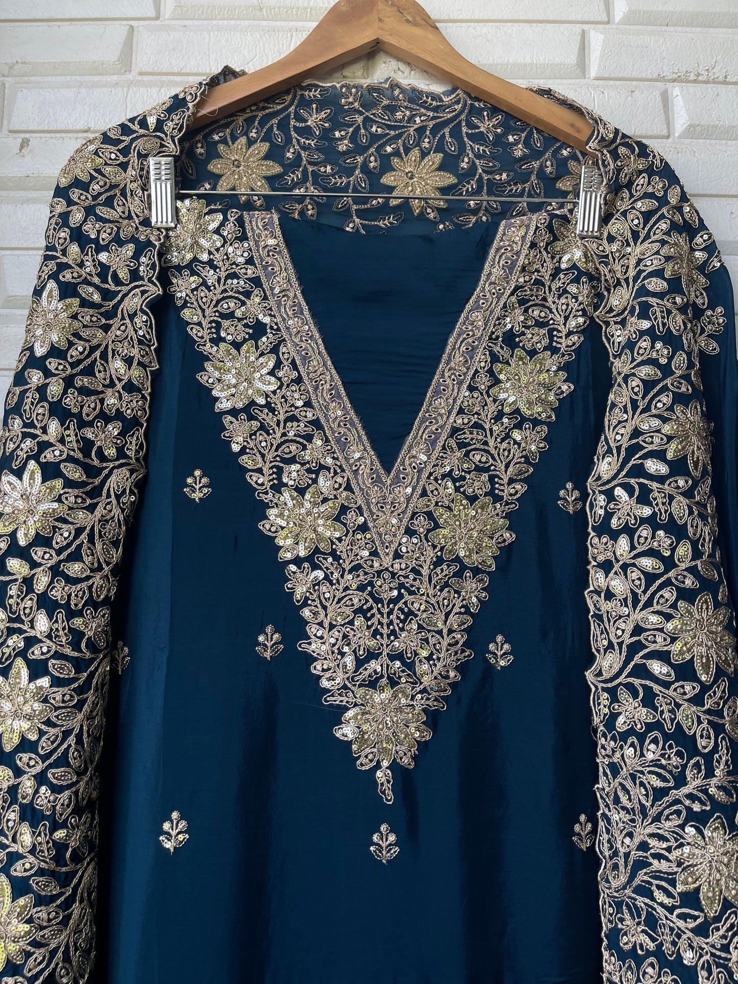 Organza unstitched ladies suit Rc17744 (b)