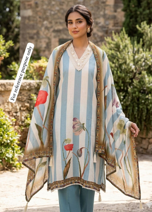 Muslin printed unstitched ladies suit Rc18680