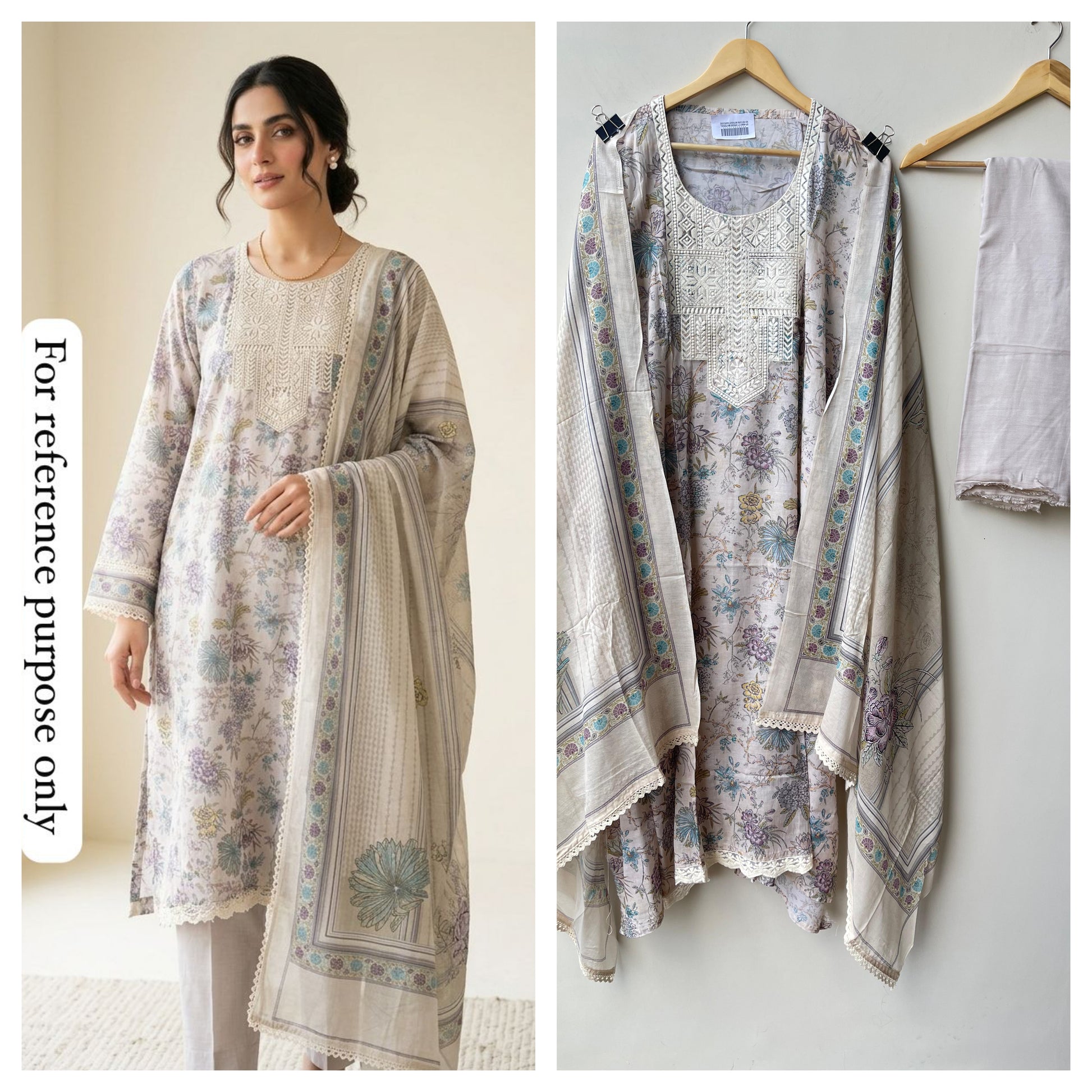 Pure Mul Cotton Unstitched Ladies Suit RC-18871