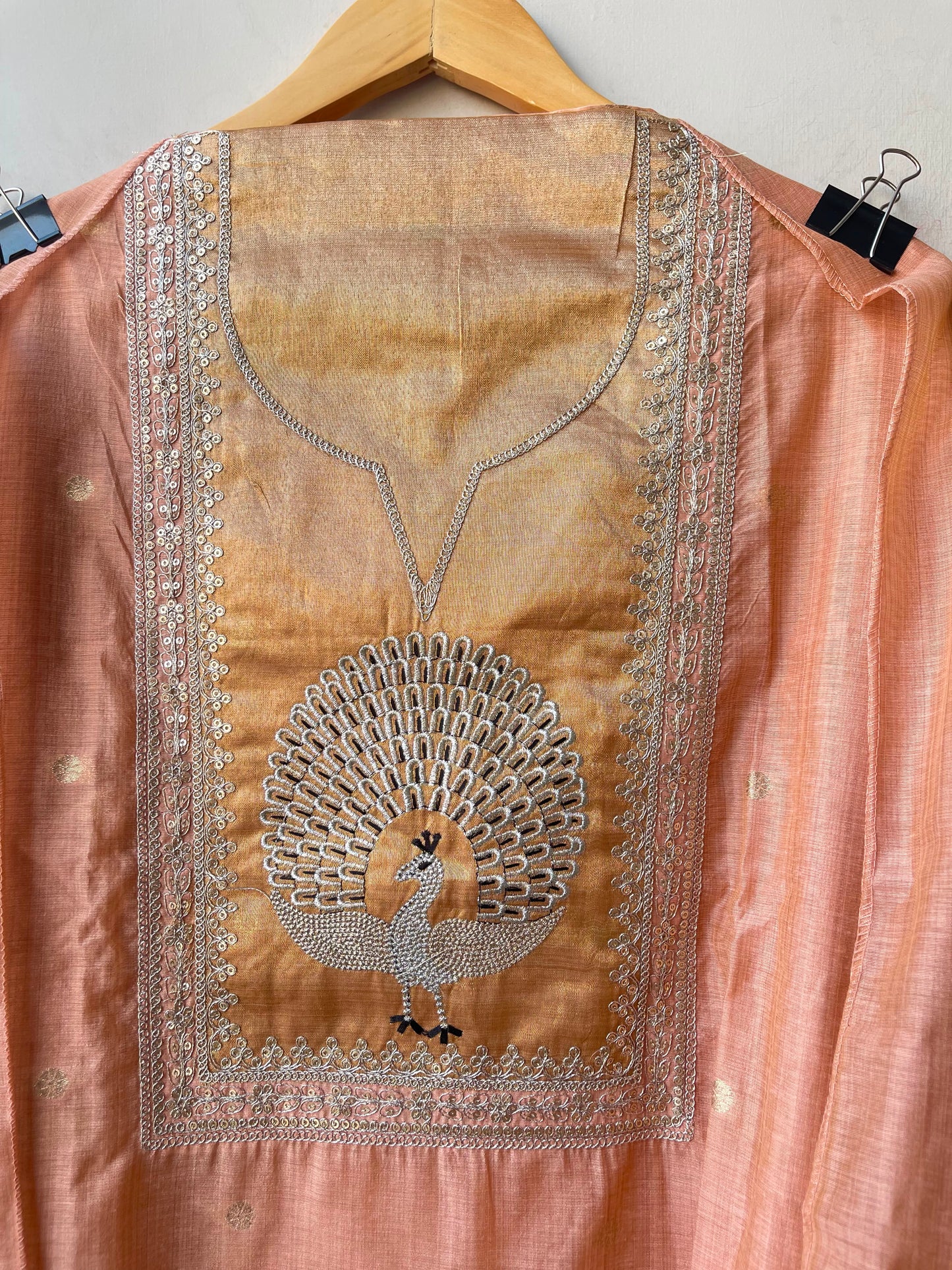 Banarasi mul chanderi ladies unstitched suit Rc19277 (b)