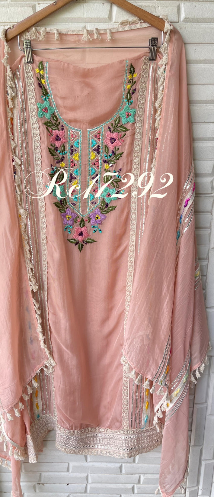 Organza unstitched ladies suit Rc17292 (a)