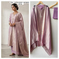 Self giraffe silk unstitched ladies suit Rc19271 (b)