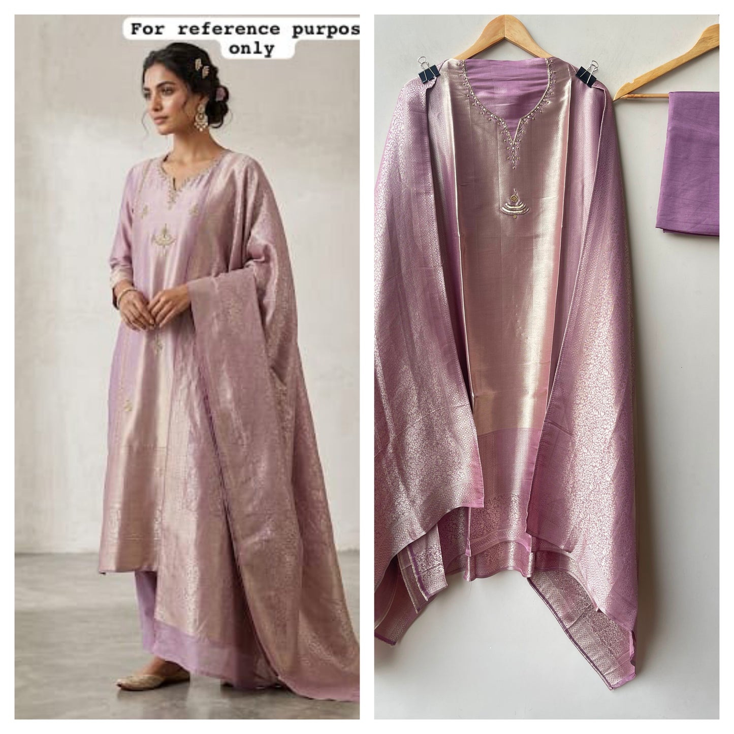 Self giraffe silk unstitched ladies suit Rc19271 (b)