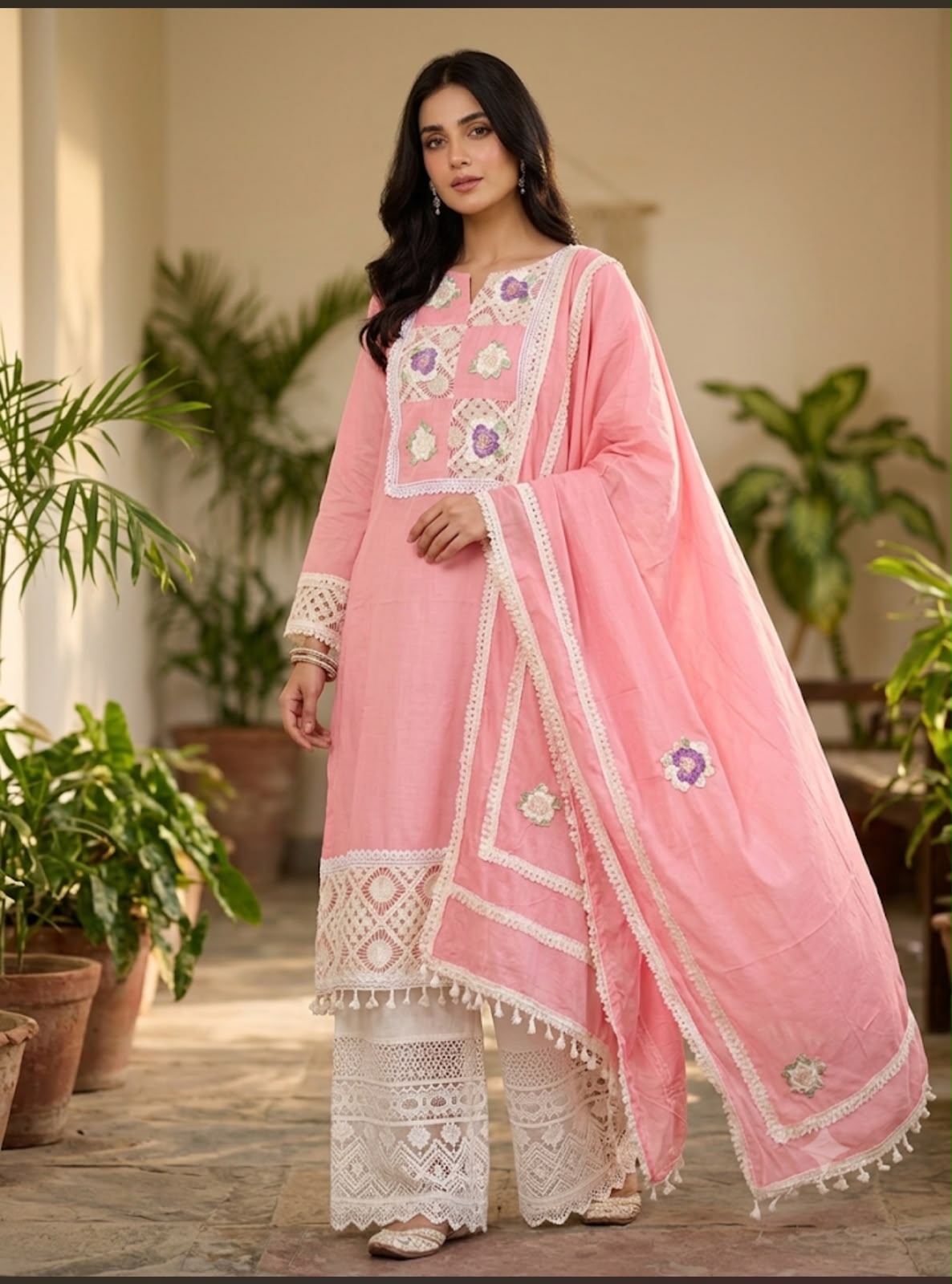 Mul chanderi unstitched ladies suit Rc19139 (a)
