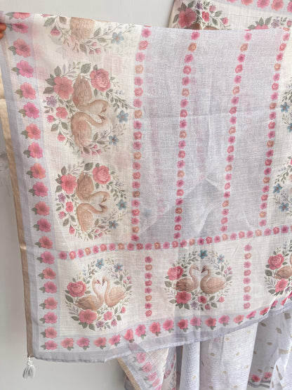 Banarasi kota doriya ladies unstitched suit Rc18438