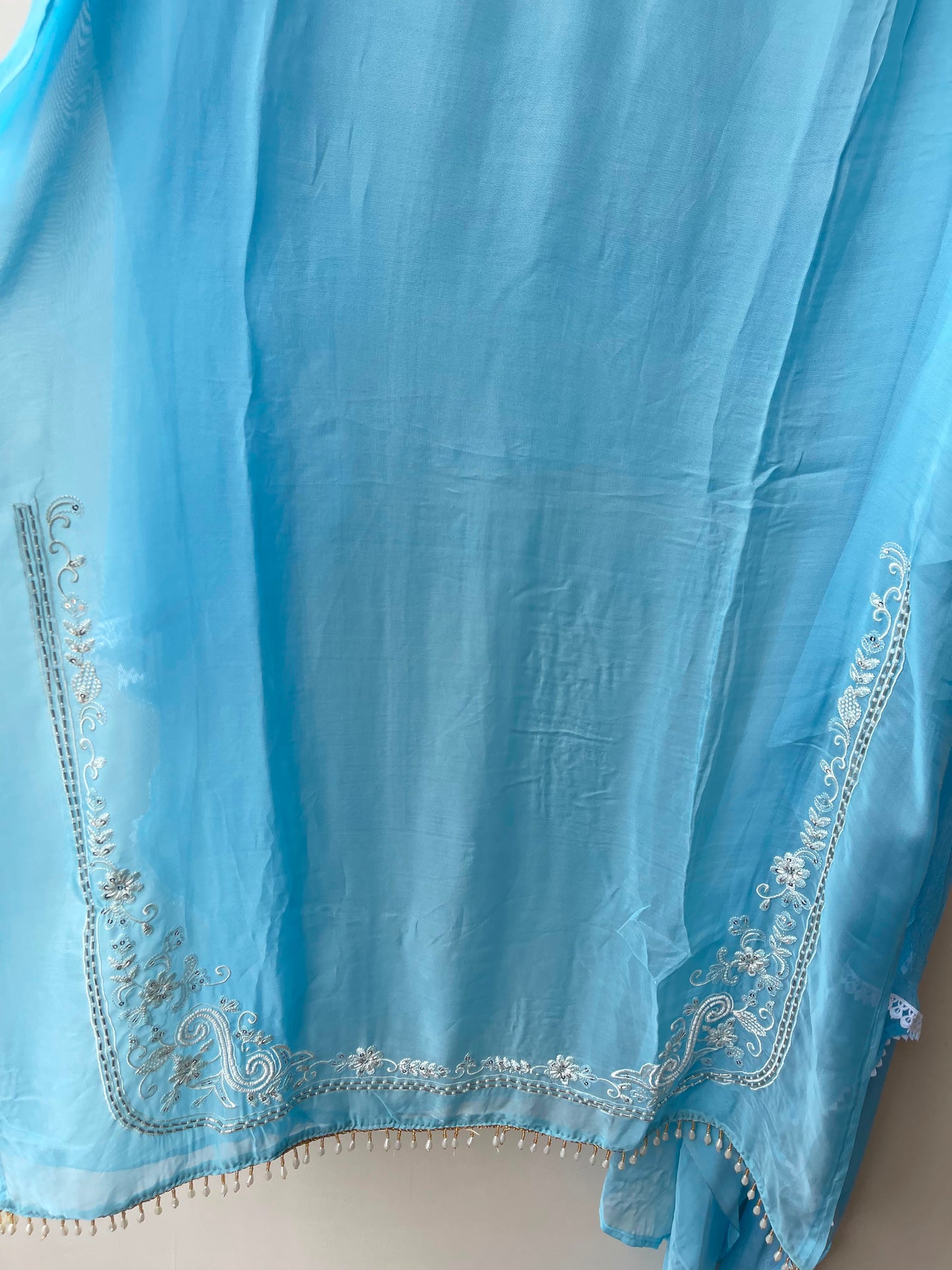Organza fabric unstitched ladies suit Rc19058