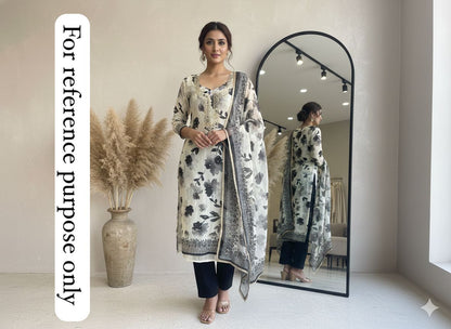 Glass Organza Unstitched Ladies Suit RC-18323 – view 2