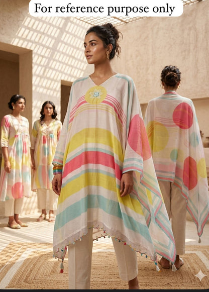Pure Muslin Printed Ladies Unstitched Suit RC-18785 – view 4