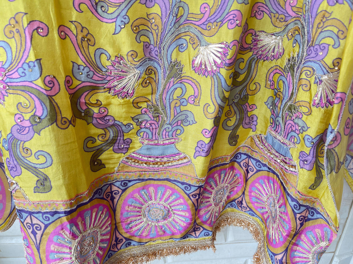 Silk unstitched ladies suit Rc17743