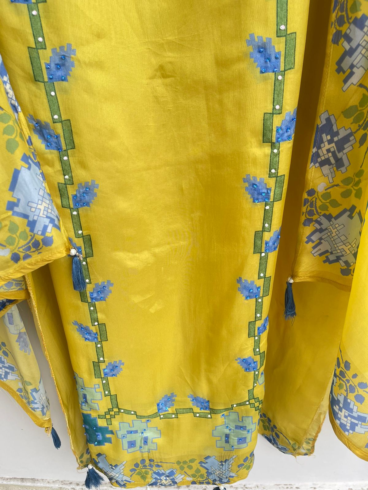 Satin Crepe Unstitched Ladies Suit RC-18289 – view 6