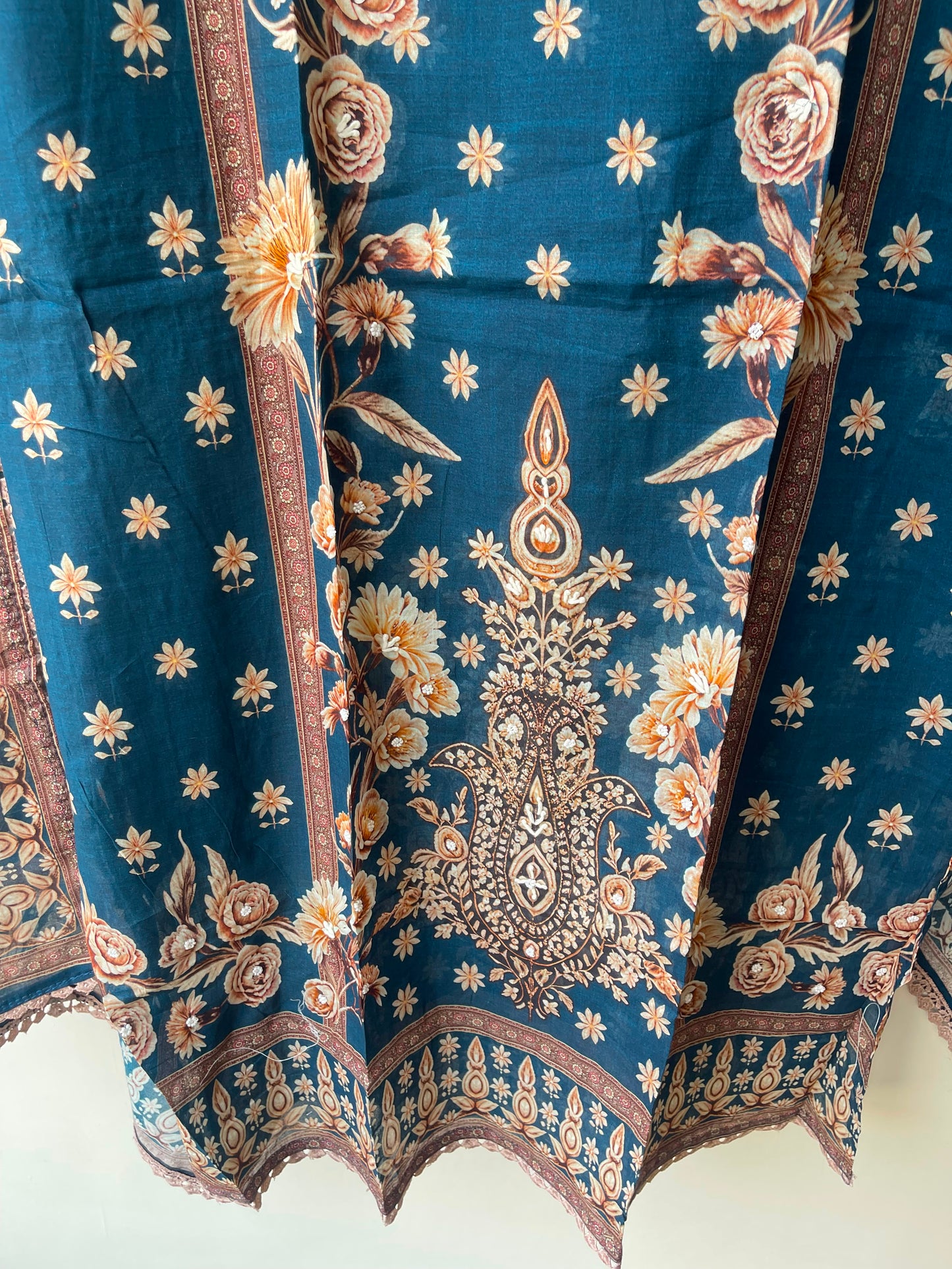 Pakistani style mul cotton unstitched ladies suit Rc18956