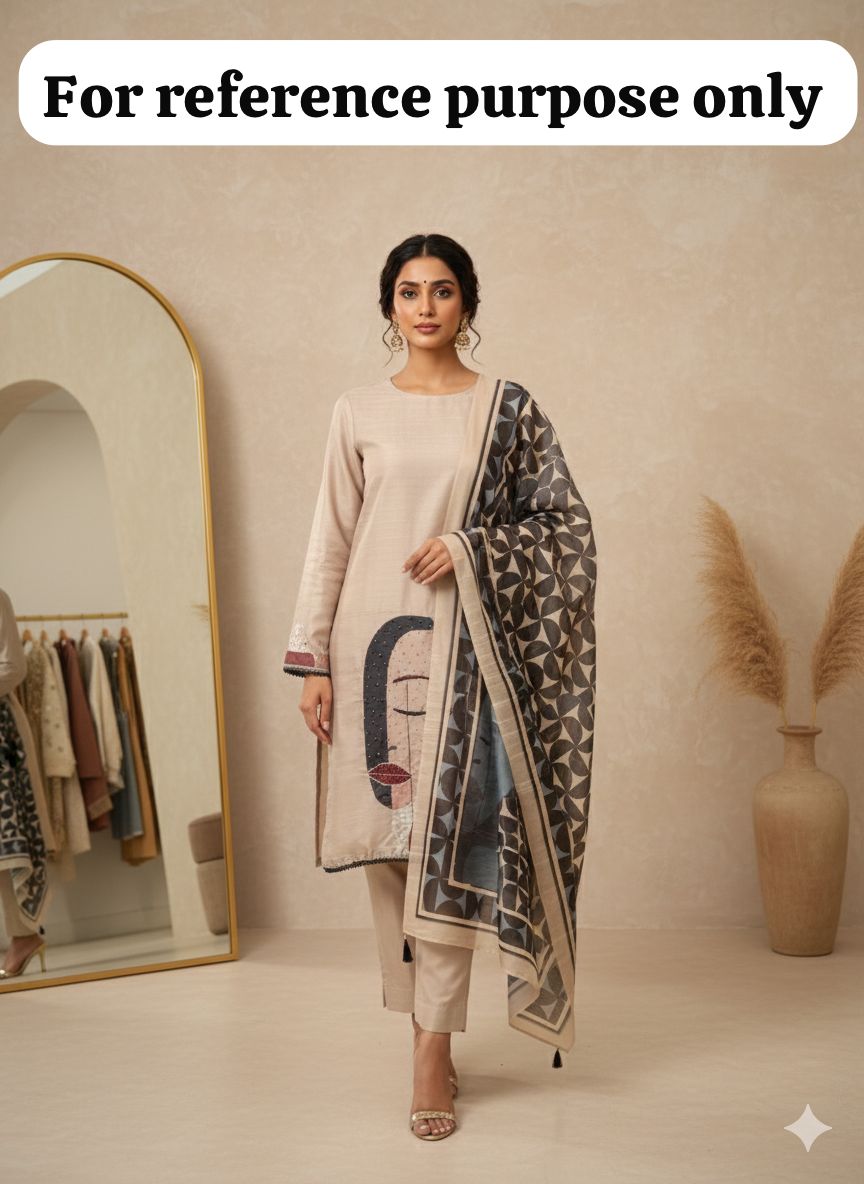 Cotton silk unstitched ladies suit Rc18218