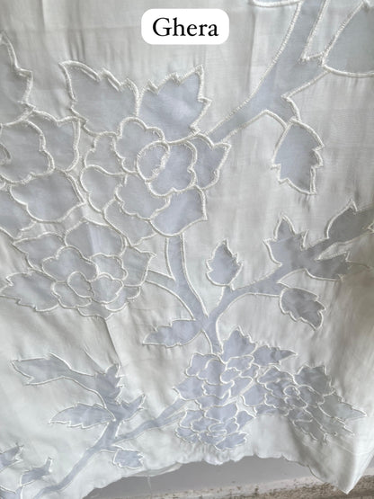 Soft mul chanderi unstitched ladies suit Rc18591