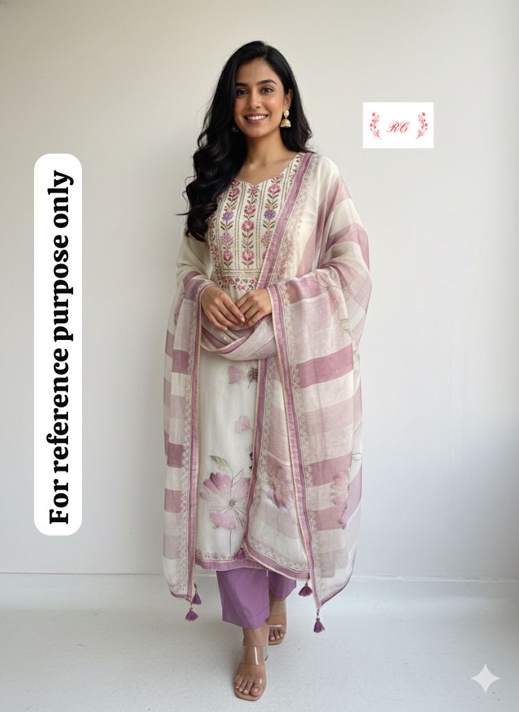 Organza Unstitched Ladies Suit RC-18880 (a)