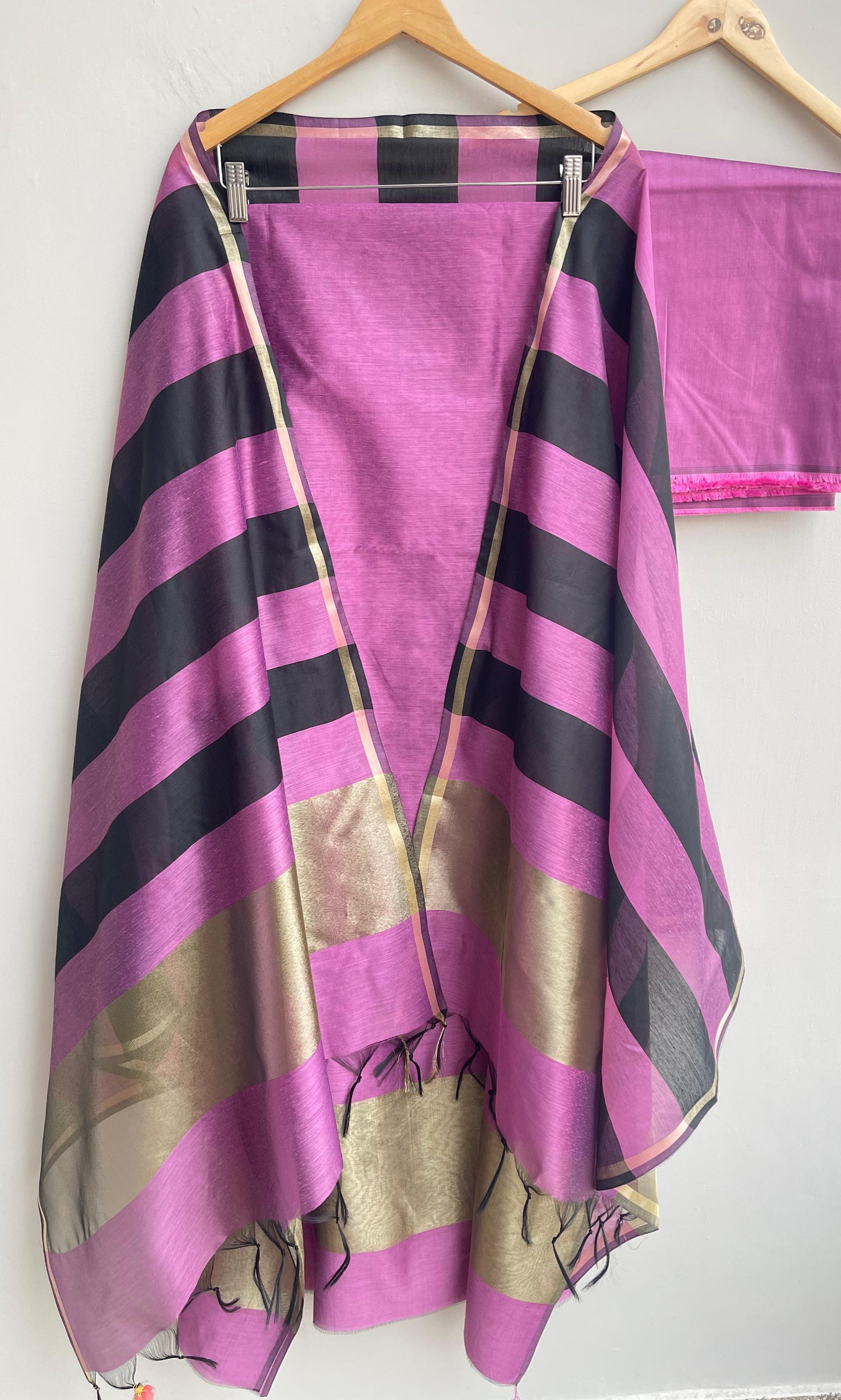 Chanderi silk unstitched ladies suit Rc17994 (a)