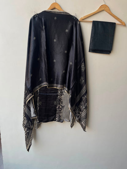 Gajji silk printed unstitched ladies suit Rc19311 (c)