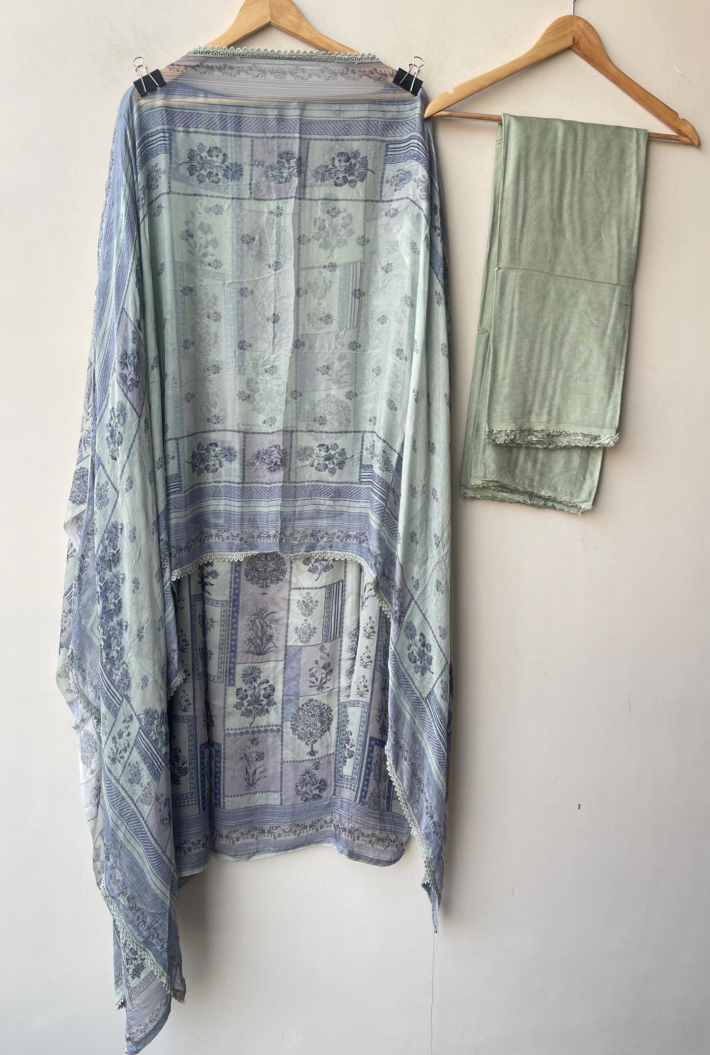 Organza Tuile printed ladies unstitched suit Rc19344