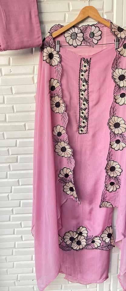 Mul chanderi ladies unstitched suits Rc17269 (a)