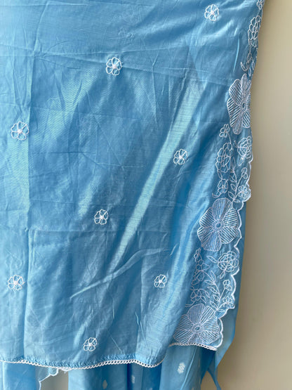 Mul chanderi unstitched ladies suit Rc18946