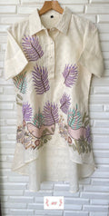 Self Linen Ready To Wear Co-ord Set RC-14453